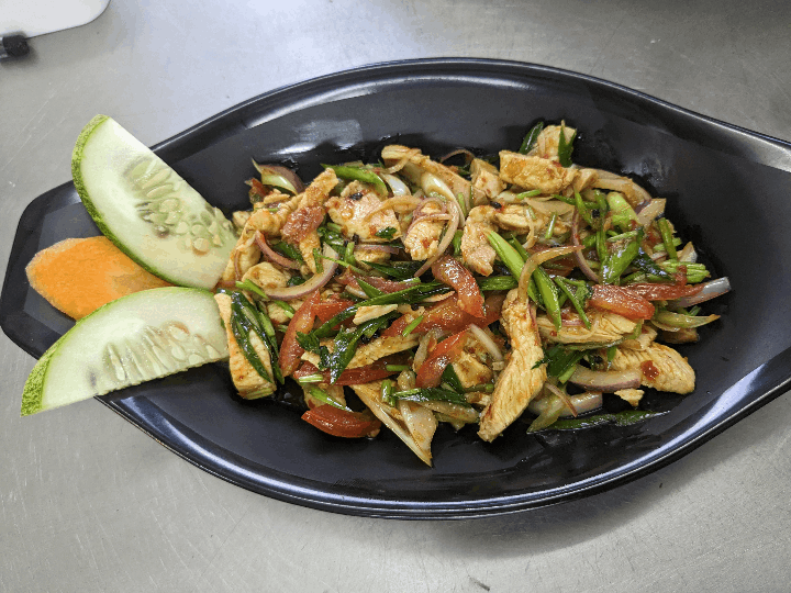 Chicken Sadheko | Aaha Newa Spice Restaurant